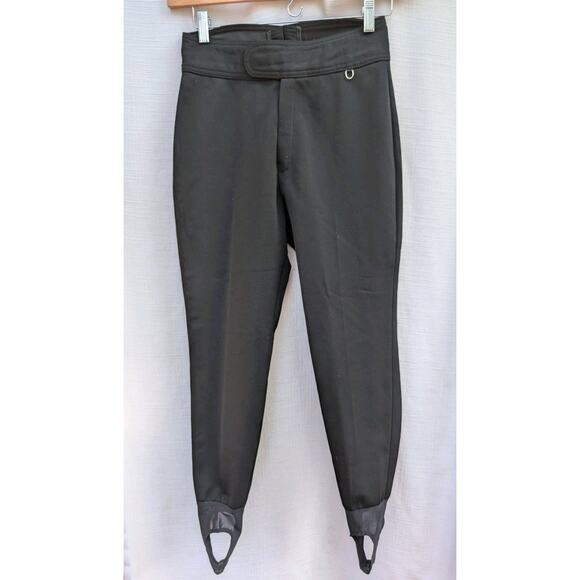 Schoeller Vtg Womens Wool Blend Swiss Skifans Stretch Ski Pants Sz 10 Stirrups - Picture 3 of 7